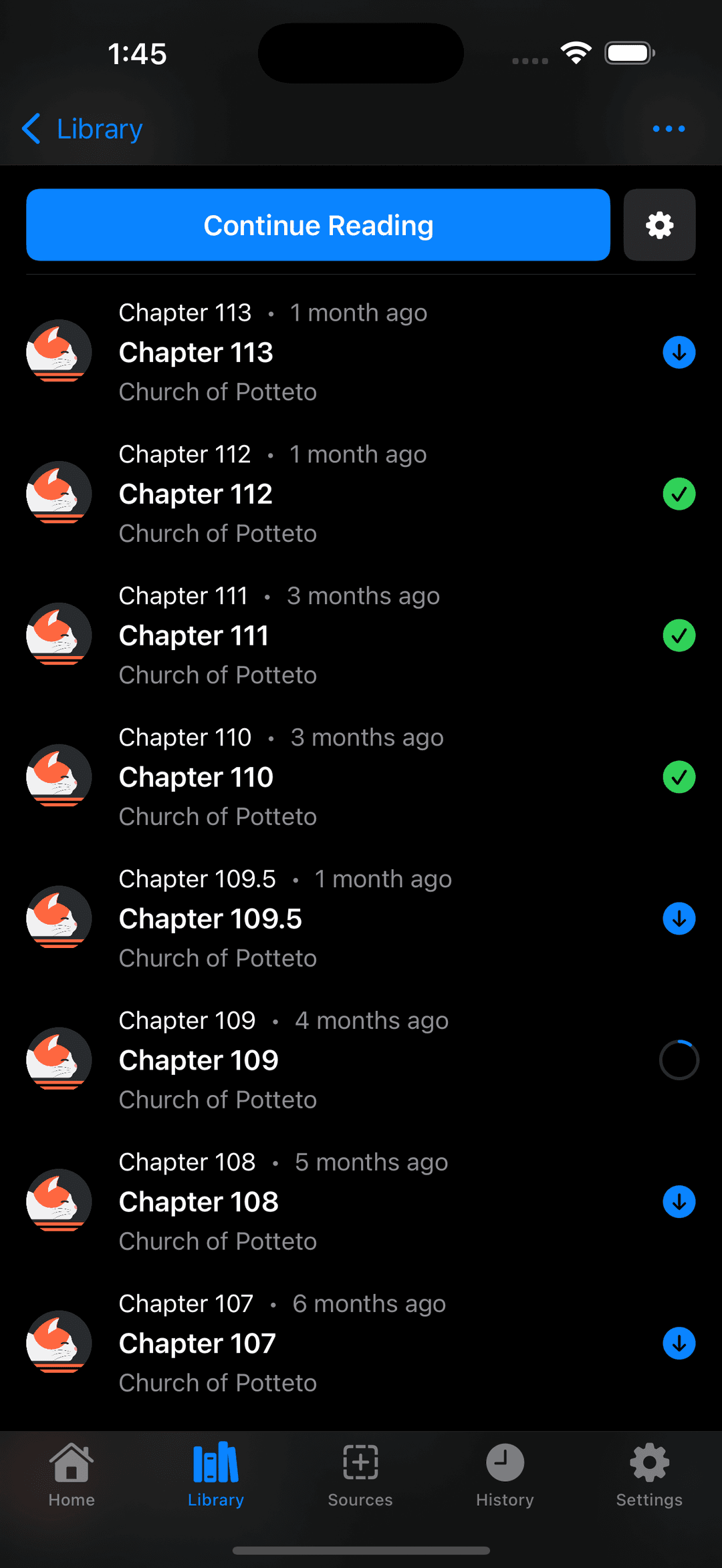 CBZ-Based Downloads feature